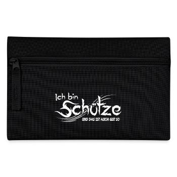 Schütze - Federtasche - Schwarz - Vorne