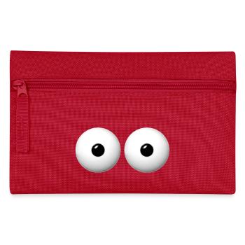 augen - Federtasche - Rot - Vorne