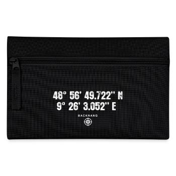 Backnang Geocacher Geschenk Standort GPS Stadt - Federtasche - Schwarz - Vorne