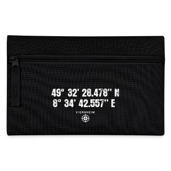Viernheim Geocacher Geschenk Standort GPS Stadt - Federtasche - Schwarz - Vorne