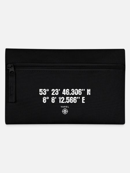 Varel Geocacher Geschenk Standort GPS Stadt - Federtasche - Schwarz