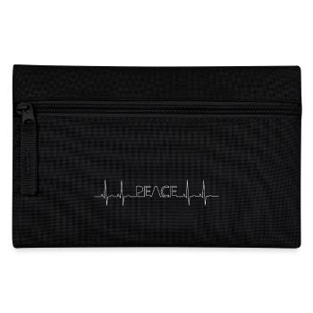 EKG Peace Frieden cool stylish modisch in - Trousse - noir - Devant