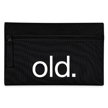 Old Geburtstag Geschenk Alter Spruch - Federtasche - Schwarz - Vorne