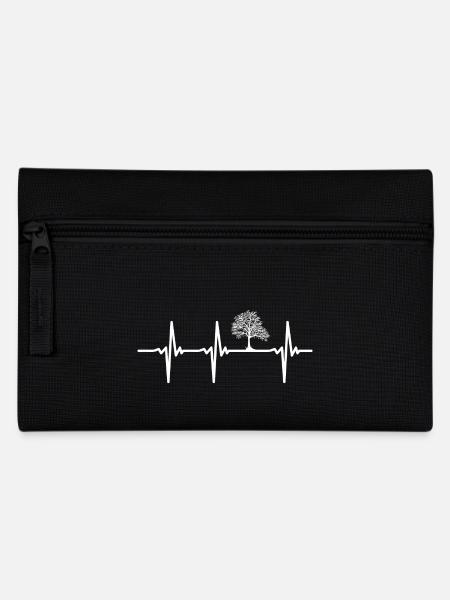 Mein Herz schlägt für Bäume - Federtasche - Schwarz