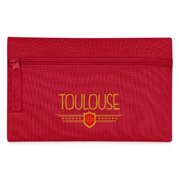 Midi Pyrénées Toulouse écusson - Trousse - rouge - Devant