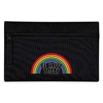 Regenbogen be happy today - Pencil Case - black - Front