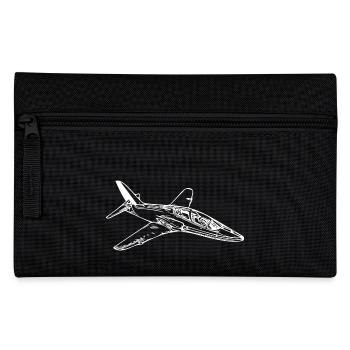 Avion Jet Flyer élégant - Trousse - noir - Devant