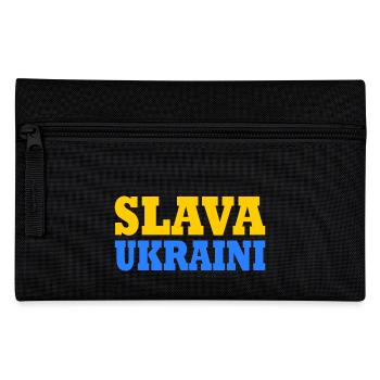 Slava ukraini - Federtasche - Schwarz - Vorne