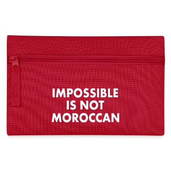 Maroc - impossible is not moroccan - Trousse - rouge - Devant