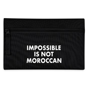 Morocco - impossible is not moroccan - Pencil Case - black - Front