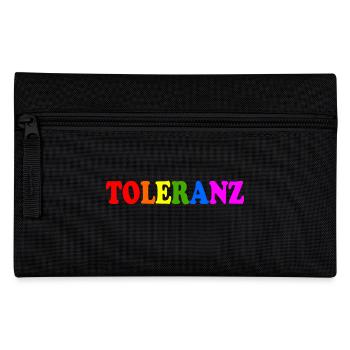 Toleranz - Federtasche - Schwarz - Vorne