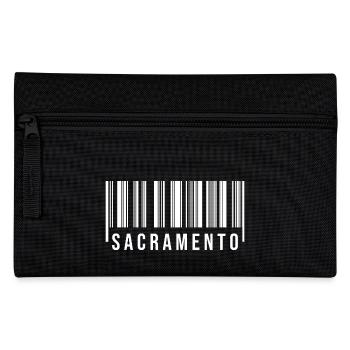 Sacramento Strichcode - Federtasche - Schwarz - Vorne