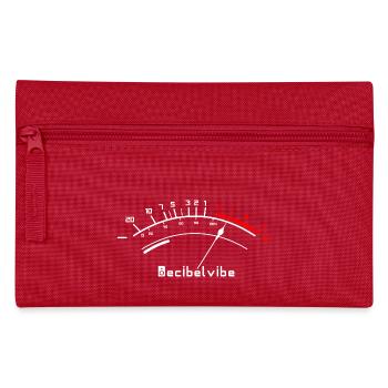 Decibelvibe - Derivate - VU Meter White - Federtasche - Rot - Vorne