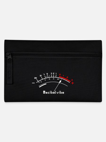 Decibelvibe - Derivate - VU Meter White - Federtasche - Schwarz