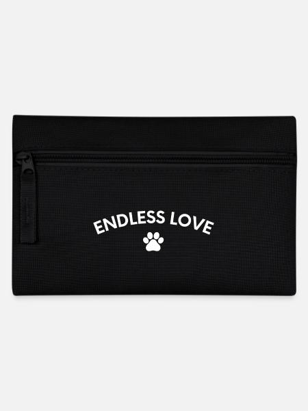 Endless love dog dogs love dogs - Federtasche - Schwarz