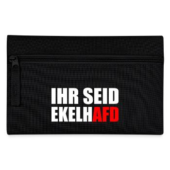 Ihr seid ekelhafd - Federtasche - Schwarz - Vorne