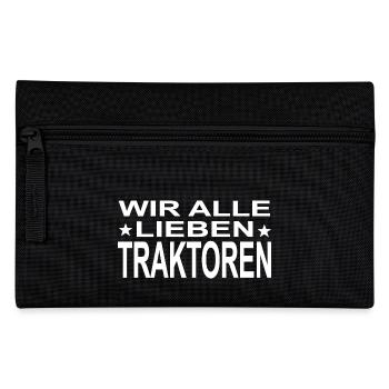 Traktor - Federtasche - Schwarz - Vorne