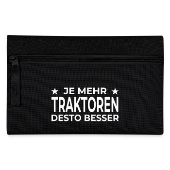 Traktor - Federtasche - Schwarz - Vorne