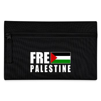 Free palestine - Pencil Case - black - Front