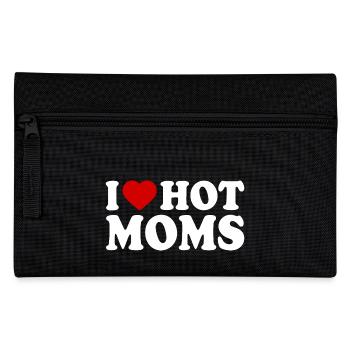 I love hot moms mom - Federtasche - Schwarz - Vorne
