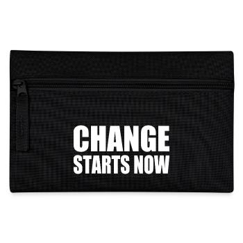 change starts now - Pencil Case - black - Front