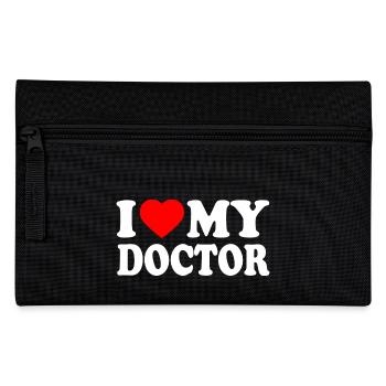 I love my doctor - Federtasche - Schwarz - Vorne