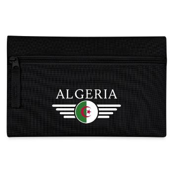 I Love Algeria, Elegance Style Design T-Shirt - Pencil Case - black - Front