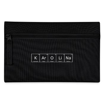 Karolina Name Vorname Chemie Periodensystem - Federtasche - Schwarz - Vorne