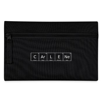 Carlene Name Vorname Chemie Periodensystem Element - Federtasche - Schwarz - Vorne