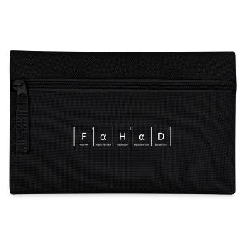 Fahad Name First Name Chemistry Periodic Table Elements - Pencil Case - black - Front