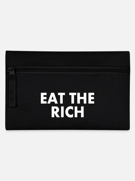 Eat the rich - Federtasche - Schwarz