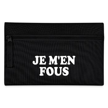je m'en fous - Trousse - noir - Devant