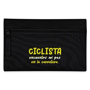 Bicycle Bicycle Bicycle Bike Biker MTB 16 - Pencil Case - black - Front