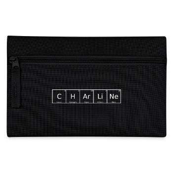 Charline Name First Name Chemistry Periodic Table - Pencil Case - black - Front