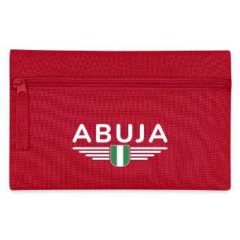 Abuja Design – Fier de la capitale du Nigeria - Trousse - rouge - Devant