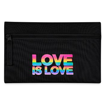 Love Is Love Gay Pride Month LGBT CSD LGBTQ+ - Federtasche - Schwarz - Vorne