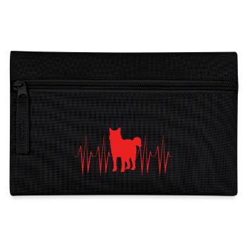 Sibirischer Husky - Federtasche - Schwarz - Vorne