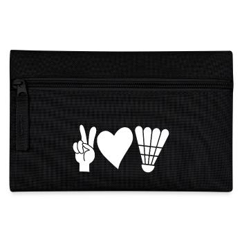 Federball Badminton - Federtasche - Schwarz - Vorne