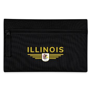 Illinois Fan T-Shirt – Heimatliebe zeigen - Federtasche - Schwarz - Vorne