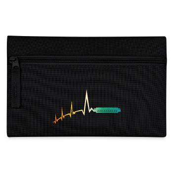 Harmonika Herzschlag Mundharmonika - Federtasche - Schwarz - Vorne