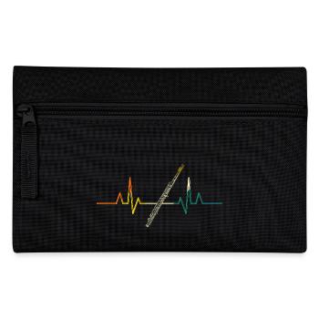 Flute Heartbeat Flute - Pencil Case - black - Front