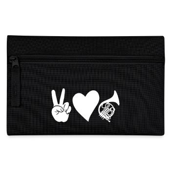 Horn player French horn - Pencil Case - black - Front