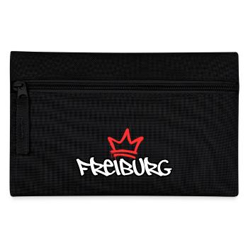Freiburg Graffiti Tag - Federtasche - Schwarz - Vorne
