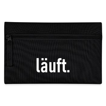 läuft. - Joggen - Rennen - Laufen - Sport Fitness - Federtasche - Schwarz - Vorne