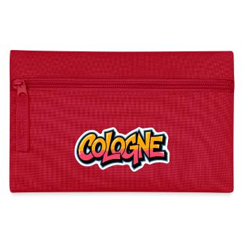Cologne Graffiti Style | Köln Shirt - Federtasche - Rot - Vorne