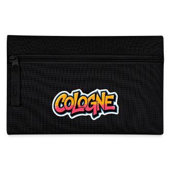Cologne Graffiti Style | Köln Shirt - Federtasche - Schwarz - Vorne