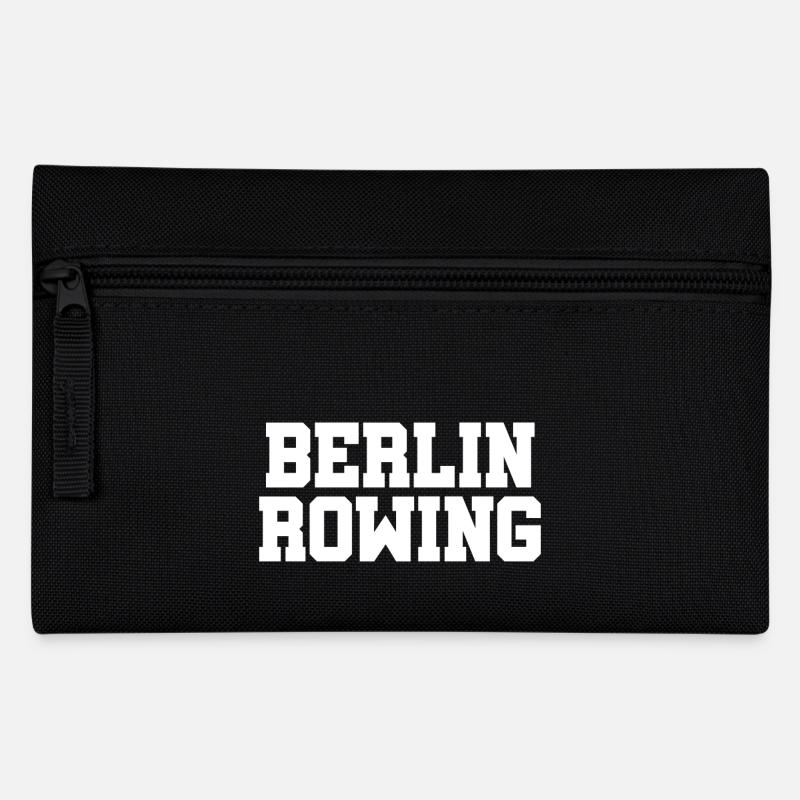 Berlin Rowing - Rudern - Ruderer - Ruderin - Federtasche - Schwarz