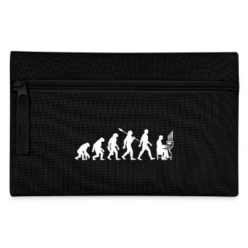 Evolution - Organist - Organ - Organ Pipes - Pencil Case - black - Front