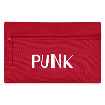 Punk-Logo Urbanes Design - Federtasche - Rot - Vorne
