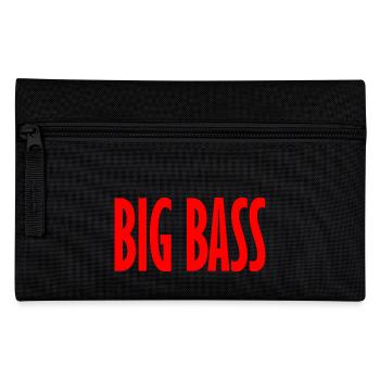 big bass line - Pencil Case - black - Front